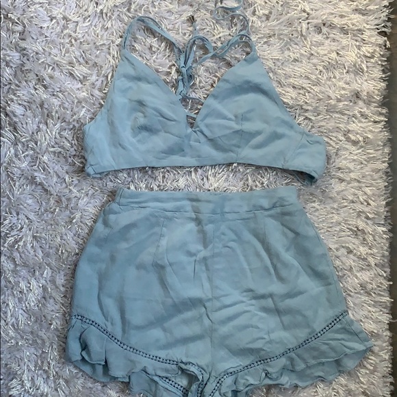 by the way. Other - Dusty blue matching set